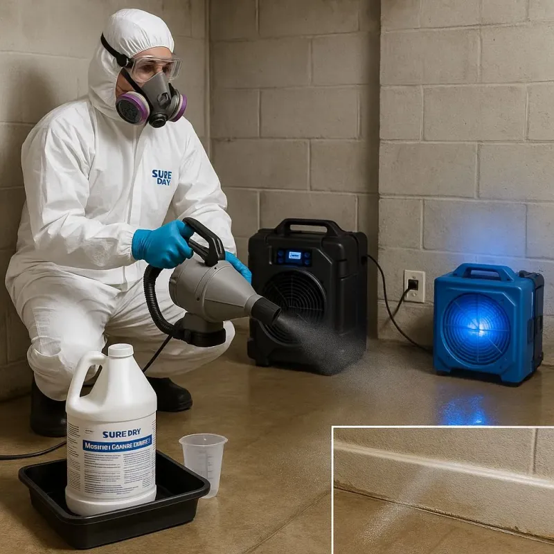 Sanitization and Odor Removal process in Cottonwood Heights, UT